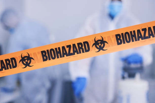 Professional Infectious Disease Decontamination technician working in Cape May Point, NJ